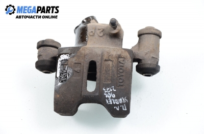 Caliper for Toyota Starlet 1.3 12V, 75 hp, 3 doors, 1990, position: front - left