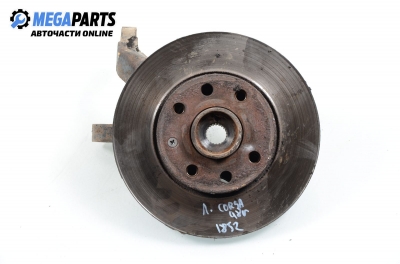 Knuckle hub for Opel Corsa B 1.2, 45 hp, 3 doors, 1998, position: front - left