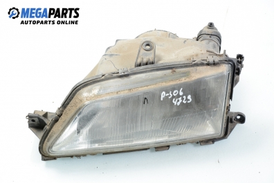 Headlight for Peugeot 306 1.4, 75 hp, hatchback, 5 doors, 1994, position: left