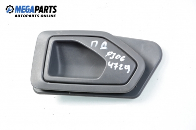 Inner handle for Peugeot 306 1.4, 75 hp, hatchback, 5 doors, 1994, position: front - right