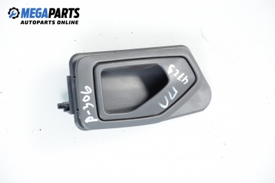 Inner handle for Peugeot 306 1.4, 75 hp, hatchback, 5 doors, 1994, position: front - left