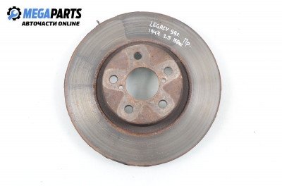brake disc for Subaru Legacy 2.5, 156 hp, station wagon automatic, 1999, position: front