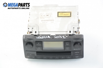 CD player for Toyota Corolla (E120; E130) 2.0 D-4D, 116 hp, hatchback, 5 doors, 2004 № 86120-1A180