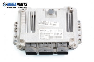ECU for Peugeot 307 1.6 HDi, 109 hp, station wagon, 2004 № Bosch 0 281 011 627