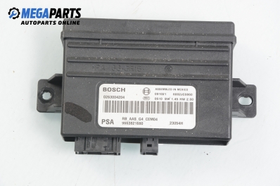 Parking sensor control module for Citroen C4 Picasso 1.6 HDi, 109 hp automatic, 2009 № Bosch 0 263 004 204