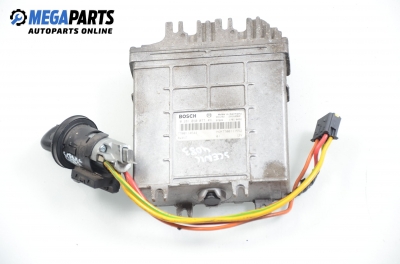 ECU mit zündschlüssel für Renault Megane Scenic 1.9 dTi, 98 hp, 2000 № Bosch 0 281 010 077