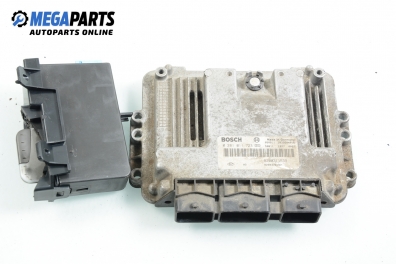 ECU incl. card and reader for Renault Espace IV 1.9 dCi, 120 hp, 2009 № Bosch 0 281 011 723
