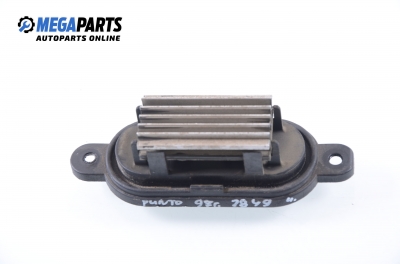 Blower motor resistor for Fiat Punto 1.1, 54 hp, hatchback, 3 doors, 1997