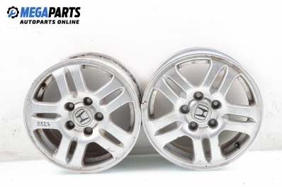 Alloy wheels for Honda CR-V II (RD4–RD7) (2002-2006) 15 inches, width 6 (The price is for two pieces)