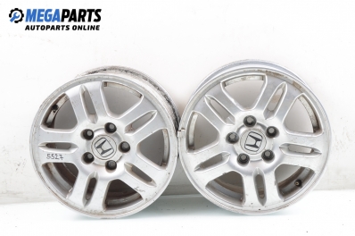 Alufelgen für Honda CR-V II (RD4–RD7) (2002-2006) 15 inches, breite 6 (Preis für zwei stücke)