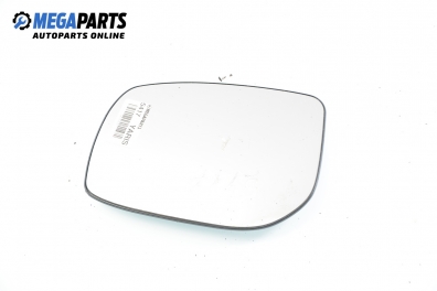 Mirror glass for Toyota Yaris 1.0 VVT-i, 69 hp, 3 doors, 2006, position: left