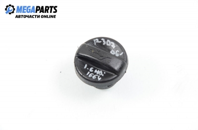 Oil cap for Peugeot 307 1.6 HDI, 90 hp, station wagon, 2006