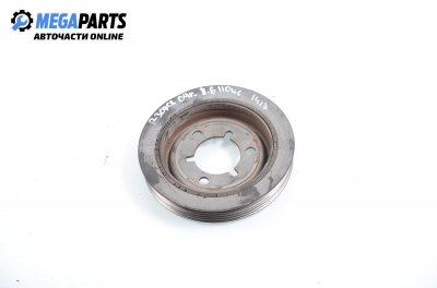Damper pulley for Peugeot 307 1.6, 110 hp, cabrio, 2001