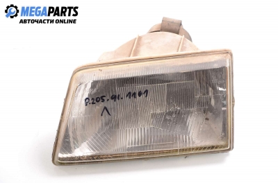 Headlight for Peugeot 205 1.1, 50 hp, 1991, position: left