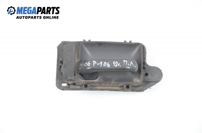 Inner handle for Peugeot 106 1.1, 60 hp, 3 doors, 1992, position: front - left