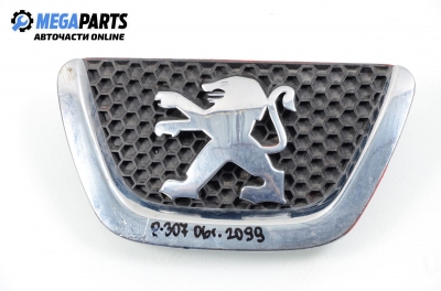 Emblem for Peugeot 307 1.6 HDI, 109 hp, hatchback, 5 doors, 2006