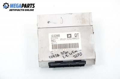 ECU for Opel Corsa B 1.2, 45 hp, 3 doors, 1995 № 16163409