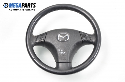Multi functional steering wheel for Mazda 6 1.8, 120 hp, hatchback, 2003