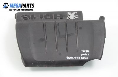 Capac decorativ motor pentru Peugeot 307 1.6 HDI, 109 cp, hatchback, 5 uși, 2006