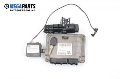ECU incl. ignition key and immobilizer for Fiat Brava 1.6 16V, 103 hp, 5 doors, 2000 № IAW 49F.B9
