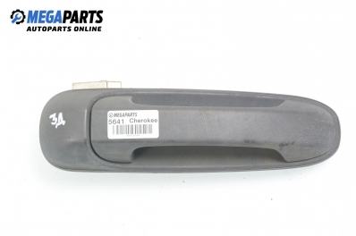 Outer handle for Jeep Cherokee (KJ) 3.7 4x4, 204 hp automatic, 2001, position: rear - right