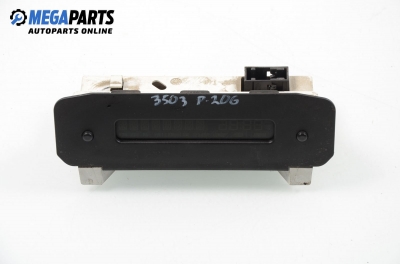 Display for Peugeot 206 1.4, 75 hp, hatchback, 5 doors, 2001