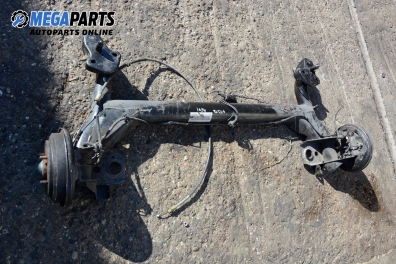 Rear axle for Ford Fiesta V 1.25 16V, 75 hp, hatchback, 5 doors, 2004