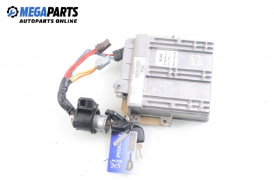 ECU cu cheie de contact pentru Peugeot 306 1.8 16V, 110 cp, sedan, 1998 № 9629372780