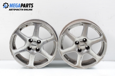 Alloy wheels for Fiat Punto (1999-2003) 16 inches, width 7, ET 38 (The price is for the set)