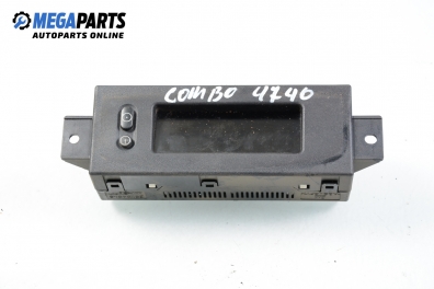 Clock indicator display for Opel Combo 1.3 16V CDTI, 75 hp, passenger, 2008