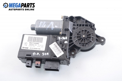 Motor macara geam for Peugeot 307 2.0 16V, 136 hp, combi automatic, 2004, position: stânga - fața № 9637130980