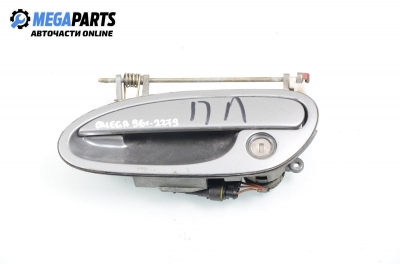 Outer handle for Opel Omega B 2.0 16V, 136 hp, station wagon, 1996, position: front - left