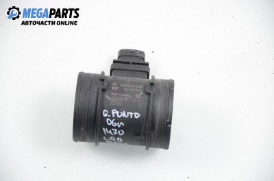 Debitmetru for Fiat Grande Punto 1.9 D Multijet, 130 hp, 2006 № Bosch 0 281 002 618