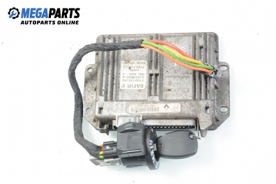 ECU incl. ignition key and immobilizer for Renault Clio II 1.2, 58 hp, hatchback, 5 doors, 2000 № 7700115597