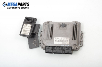 ECU incl. card and reader for Renault Scenic II 1.9 dCi, 120 hp, 2005 № Bosch 0 281 011 776