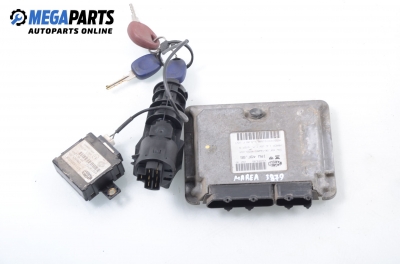 ECU incl. ignition key and immobilizer for Fiat Marea 1.6 16V, 103 hp, station wagon, 1998 № IAW 49F B6