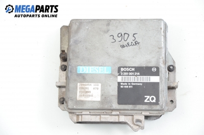 ECU for Opel Omega B 2.5 TD, 130 hp, sedan, 1995 № Bosch 0 281 001 214