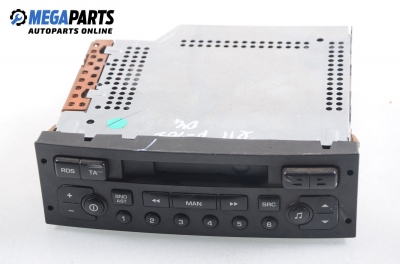 Cassette player for Peugeot 307 2.0 16V, 136 hp, station wagon automatic, 2004