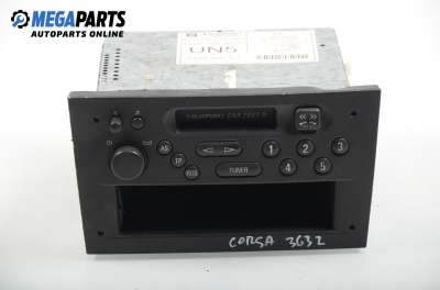 Cassette player for Opel Corsa C 1.7 DI, 65 hp, truck, 2005