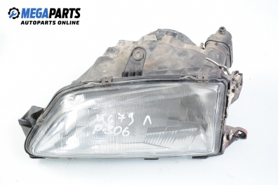 Headlight for Peugeot 306 1.4, 75 hp, hatchback, 3 doors, 1994, position: left