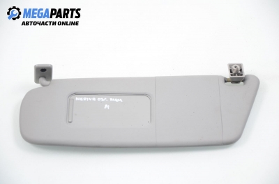 Sun visor for Opel Meriva A (2003-2010) 1.7, minivan, position: right