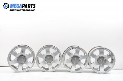 Alloy wheels for AUDI A3 (1996-2003) 15 inches, width 6, ET 38 (The price is for set)