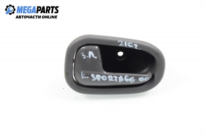 Inner handle for Kia Sportage 2.0 TD 4WD, 83 hp, 5 doors, 2000, position: rear - left