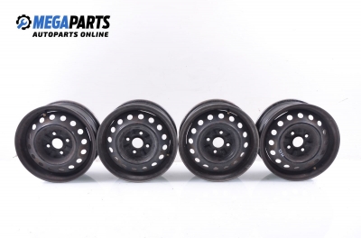 Steel wheels for Toyota Yaris Verso (2000-2004) 14 inches, width 5.5 (The price is for the set)