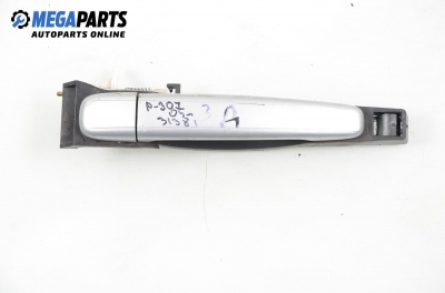 Mâner exterior, volan pe dreapta pentru Peugeot 307 1.6 HDi, 90 cp, hatchback, 5 uși, 2005, poziție: dreaptă - spate