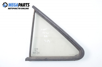 Door vent window for Peugeot 405 1.9 D, 64 hp, sedan, 1990, position: rear - left