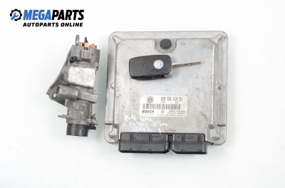 ECU mit zündschlüssel für Volkswagen Passat 1.9 TDI, 115 hp, combi, 1999 № Bosch 0 286 010 176