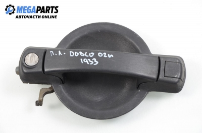 Outer handle for Fiat Doblo 1.6 16V, 103 hp, 2002, position: left