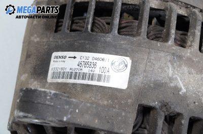 Alternator for Alfa Romeo 156 1.8 16V, 144 hp, sedan, 2000 № Denso C123 04600/1