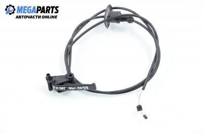 Bonnet release cable for Peugeot 307 1.6 HDI, 109 hp, hatchback, 2006